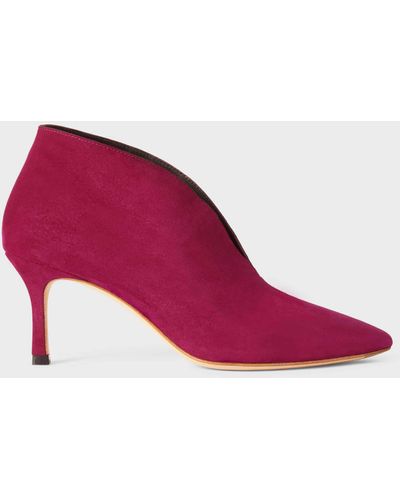 Hobbs Sienna Suede Stiletto Ankle Boots - Multicolour
