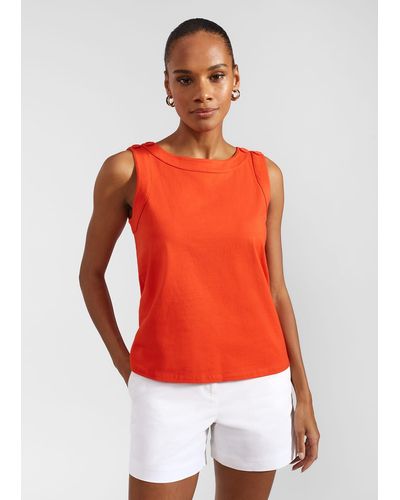 Hobbs Maddy Cotton Top - Red