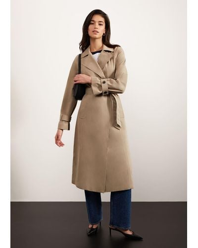 Hobbs Westbury Trench With Cotton - Natural