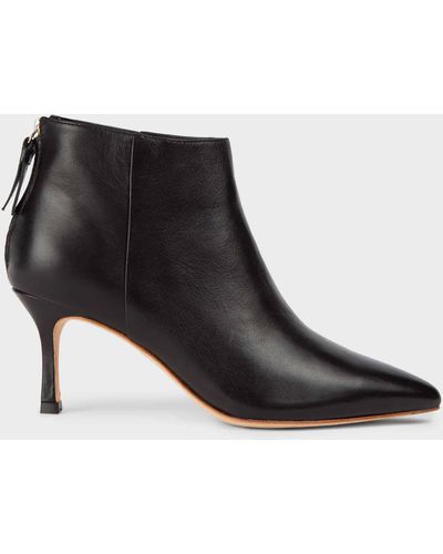 Hobbs Stelle Leather Ankle Boots - Black