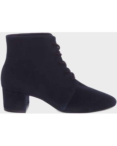 Hobbs Hetty Lace Up Ankle Boots - Blue