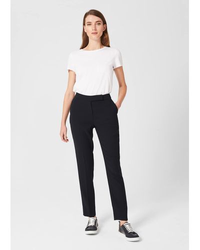 Hobbs Abigail Tapered Trousers - White