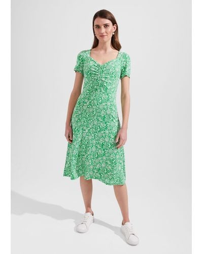 Hobbs Suzannah Dress - Green