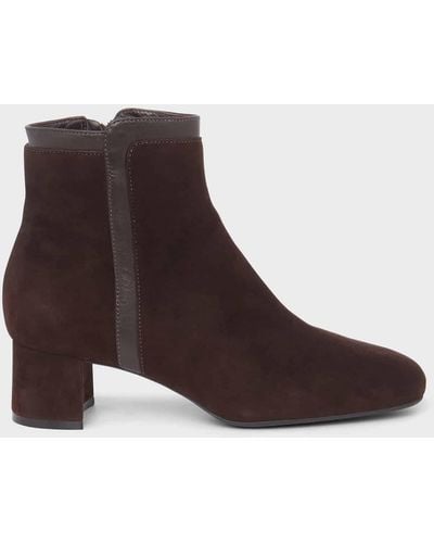 Hobbs Iro Suede Ankle Boots - Brown