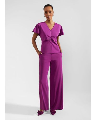 Hobbs Venetia Trouser - Purple