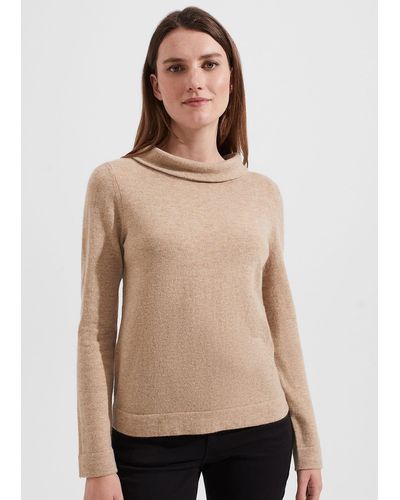 Hobbs Audrey Wool Cashmere Sweater - Natural