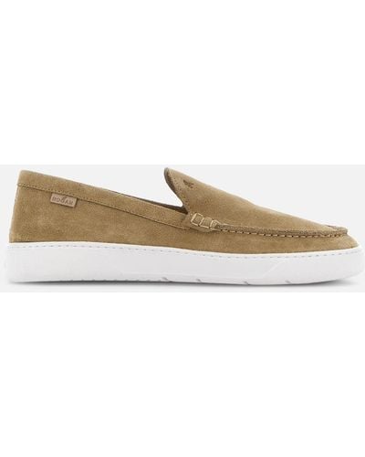 Hogan Loafers Cool - Natural