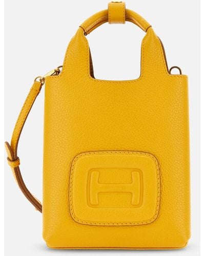 Hogan Shopper Mini H-Bag - Gelb