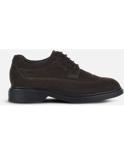 Hogan Chaussures à Lacets H576 - Noir