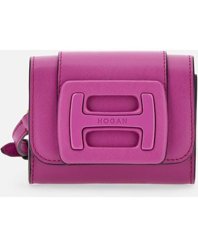 Hogan H-bag Airpods Holder - Purple