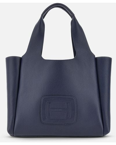 Hogan H-bag Shopping Bag Medium - Blue