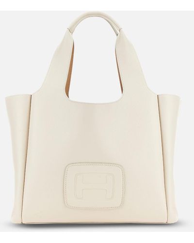 Hogan H-bag Shopping Bag Medium - Natural