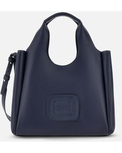 Hogan H-bag Shopping Bag Small - Blue