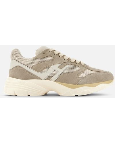 Hogan Sporty Trainers - Natural