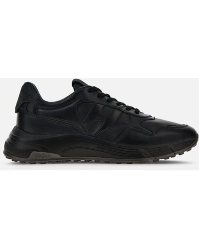 Hogan Leather Sneakers - Black