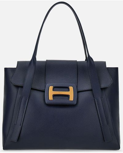 Hogan H-bag Shopping, Blue, - Bags