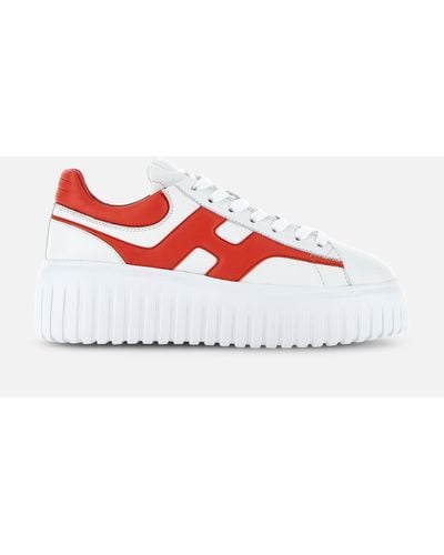 Hogan Sneakers H-Stripes - CNY - Rojo