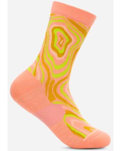 Hoka One One Topo Socken in Run Topo Größe M - Orange