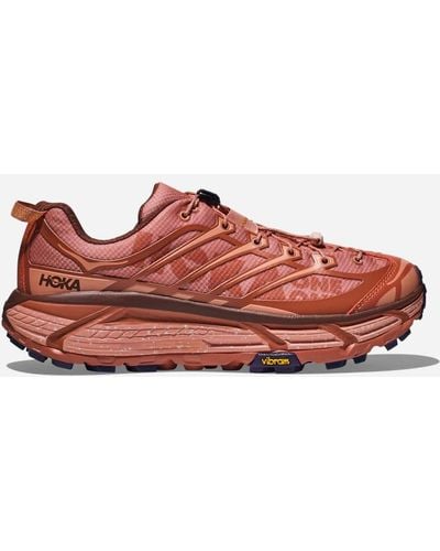 Hoka One One Mafate Three2 Chaussures en Hot Sauce/Earthenware Taille 49 1/3 | Lifestyle - Rouge
