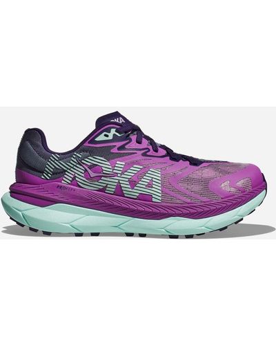 Hoka One One Tecton X 2 Chaussures pour Femme en Orchid Flower/Night Sky Taille 39 1/3 | Trail - Violet
