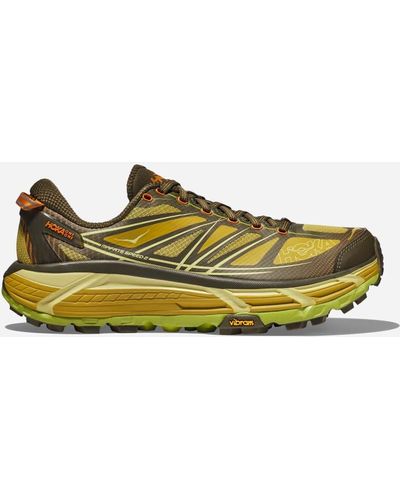 Hoka One One Mafate Speed 2 Trail Shoes - Yellow