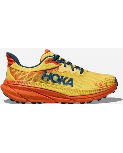 Hoka One One Challenger 7 Road Running Shoes - Yellow