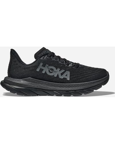 Hoka One One Mach 5 Chaussures pour Homme en Black/Castlerock Taille 42 | Route - Noir