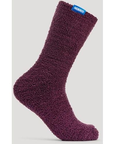 Hoka One One ORA Socken in Raisin Größe S/M - Lila