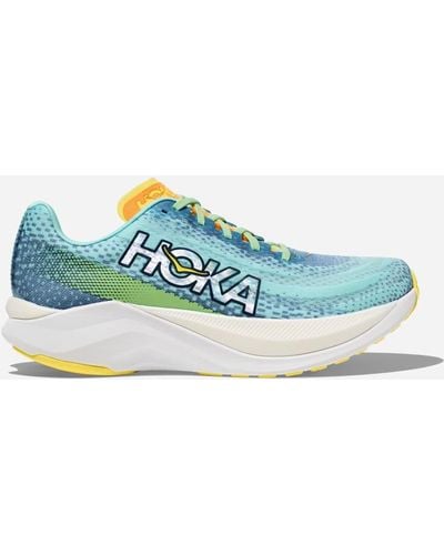 Hoka One One Mach X Chaussures pour Homme en Dusk/Cloudless Taille 40 2/3 | Route - Bleu