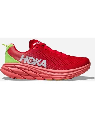Hoka One One Rincon 3 Road Running Shoes - Red