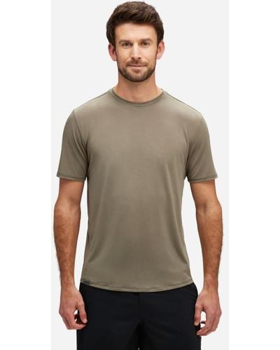 Hoka One One Essential T-Shirt für Herren in Slate Größe S | Kurzarmshirts - Grün