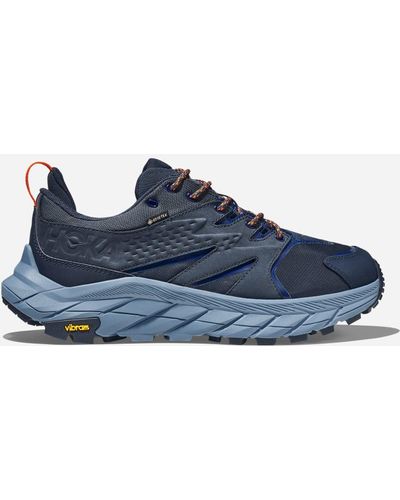 Hoka One One Anacapa Low GORE-TEX Schuhe für Herren in Outer Space/Mountain Spring Größe 40 2/3 | Wandern - Blau