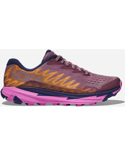 Hoka One One Torrent 3 Chaussures pour Femme en Wistful Mauve/Cyclamen Taille 37 1/3 | Trail - Violet