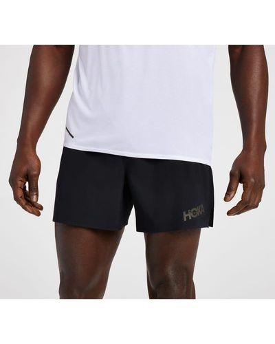Hoka One One Short 13 cm pour Homme en Black Taille XL | Shorts - Blanc