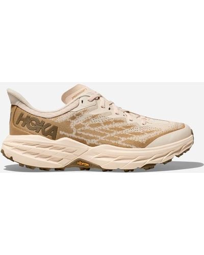Hoka One One Speedgoat 5 Chaussures pour Homme en Vanilla/Wheat Taille 40 2/3 | Trail - Neutre