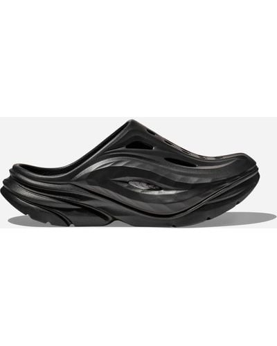 Hoka One One Ora Mule Chaussures pour Femme en Black Taille M40/ W41 1/3 | Récupération - Noir