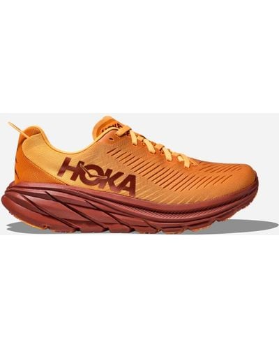 Hoka One One Rincon 3 Chaussures en Amber Haze/Sherbet Taille 45 1/3 | Route - Multicolore