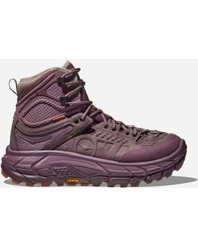 Hoka One One X Bodega Tor Ultra Hi Hiking Shoes - Purple