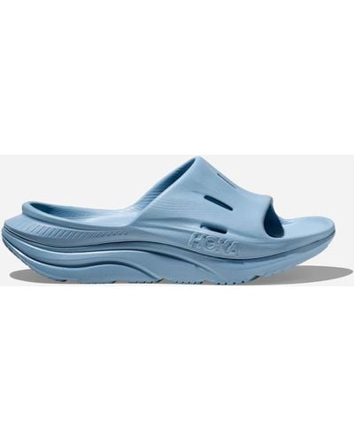 Hoka One One Ora Recovery Slide 3 Chaussures en Dusk/Dusk Taille M44/ W45 1/3 | Récupération - Bleu