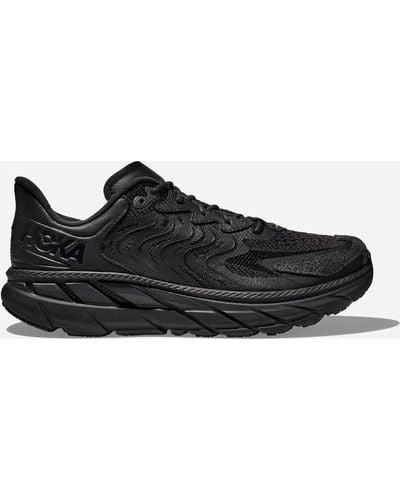 Hoka One One Clifton LS Schuhe in Black/Asphalt Größe 38 | Gehen - Schwarz