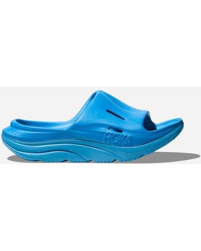 Hoka One One Ora Recovery Slide 3 Schuhe für Herren in Diva Blue/Diva Blue Größe 40 2/3 | Freizeit - Blau