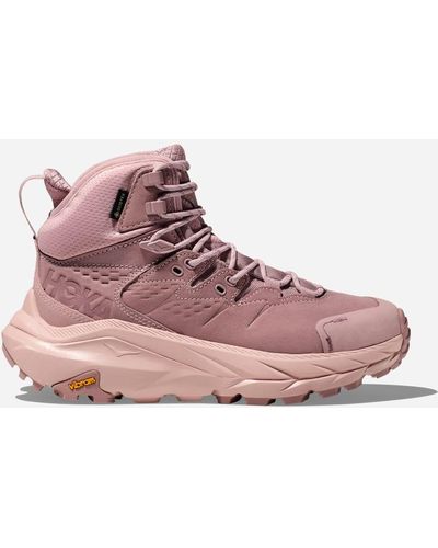 Hoka One One Kaha 2 GORE-TEX Schuhe in Pale Mauve/Peach Whip Größe M38/ W38 2/3 | Wandern - Pink