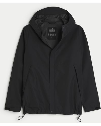 Hollister Hooded All-weather Jacket - Black
