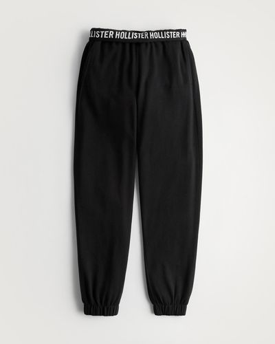 Hollister Ultra High-rise Dad Joggers - Black