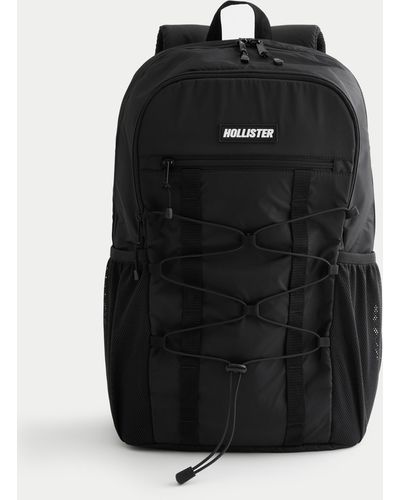 Hollister Zipper Backpack - Black