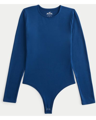 Hollister Seamless Fabric Bodysuit - Blue