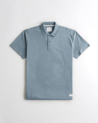 Hollister Elevated Must-have Polo - Blue