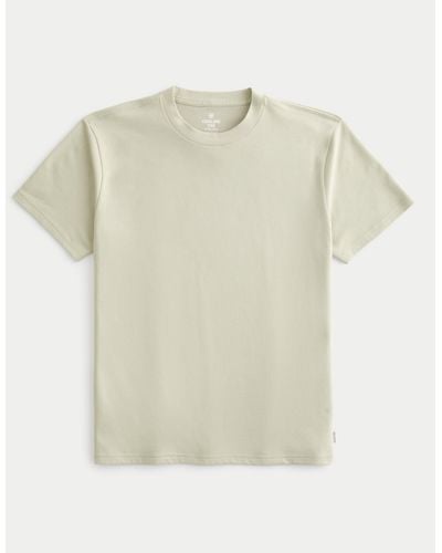 Hollister Relaxed Cooling Tee - Natural