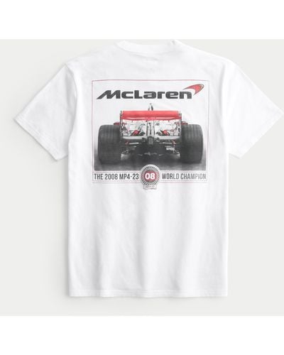 Hollister Relaxed Mclaren Graphic Tee - White