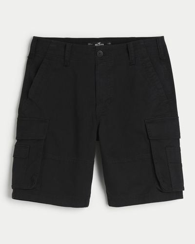 Hollister Cargo Shorts, 10" - Schwarz